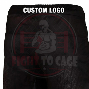 Shorts de combat MMA et de boxe personnalisés en tissu extensible 4 directions avec ceinture antidérapante, imprimés, 100 % polyester respirant, vente en gros - Product Image 4