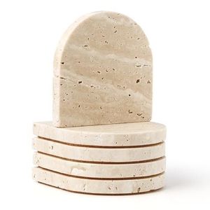 Elegantes posavasos de mármol natural con calidad duradera, ideales para restaurantes, cafeterías y uso doméstico. - Product Image 1