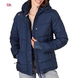 Fashion <b>Women</b> Puffer Jacket Windproof Breathable Comfortable Outerwear Long Padded Cotton Filled Puffer Jackets - Product Image 1