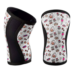 Custom Printed Neoprene <b>Knee</b> <b>Sleeves</b> for Gym Workout Sublimation Pattern Weightlifting Squat <b>Sleeves</b> Wholesale Supplier - Product Image 2