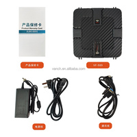Vanch-Lector fijo RFID UHF de 8 puertos, dispositivo de control remoto multipasivo para gestión de bibliotecas, RS232/RS485/TCP/IP, nuevo