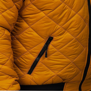 Veste matelassée d'hiver pour homme de haute qualité à col montant, avec logo personnalisé, design bulle chaud et confortable, service OEM - Product Image 5