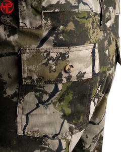 Pantalon de chasse décontracté léger en coton pour homme, coupe droite, taille mi-haute avec braguette boutonnée, vente en gros sous marque privée - Product Image 5