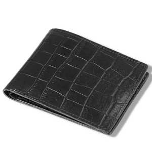 Nueva Cartera de Cuero de Color Liso Personalizada, la Mejor Cartera de Cuero con Logotipo Impreso Personalizado, a la Moda - Product Image 1