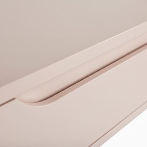 Table console moderne avec 2 tiroirs, en chêne massif écologique, meubles de salon pour espaces modernes - Product Image 4