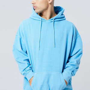 Sudadera con Capucha Moderna con Estampado Puff, Mezcla de Algodón, Forro Polar Grueso, Estilo Oversize, Ropa Urbana, Sudadera con Capucha de Moda - Product Image 3