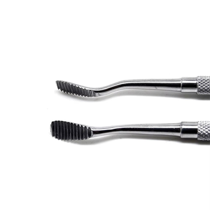 Azicon's Pair of Dental Bone Files #<b>12</b> & #45 - Double Ended Howard #<b>12</b> & Miller #45 Bone File Stainless Steel Alveoloplasty Set - Product Image 4