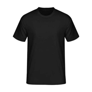 T-shirts pour hommes en coton biologique 100% de qualité supérieure Coupe classique à manches courtes T-shirts décontractés de couleur unie à la mode pour hommes - Product Image 1