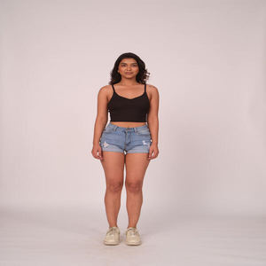 Summer Casual Tank Top with Thin <b>Spaghetti</b> <b>Straps</b> Lightweight Vest Ideal for Layering or Hot Weather Daily Wear - Product Image 5