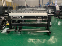 6 pies Papel tapiz digital 1440DPI xp600 cabezas banner pegatina impresión flexible máquina de impresión ecológica