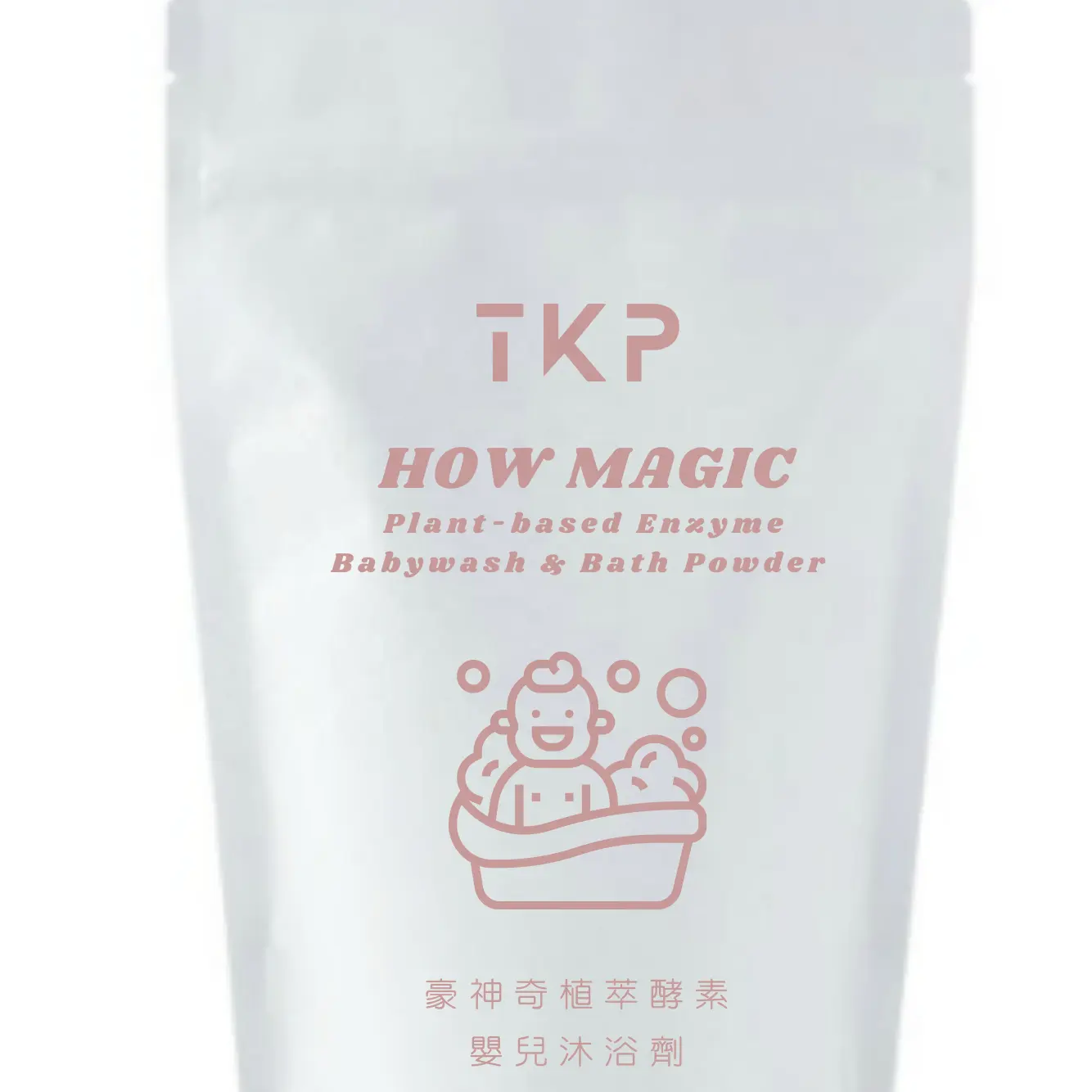 TKP Plant-based Enzyme Babywash   Bath Powder baby body wash 100G