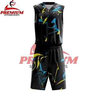 Uniforme de basket-ball personnalisable, respirant, imprimé, tissu polyester léger, matière extensible douce, coupe confortable, parfait - Product Image 3