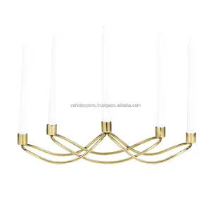 <b>Bamboo</b> Candle Stand with Handle Christmas Home Decor Handmade for <b>Shelf</b> Candle Lantern - Product Image 3