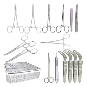Kit de Castration Canine de 10 Pièces – Ensemble Basique de Stérilisation Générale et Mineure – Instruments Vétérinaires en Acier Inoxydable Stérilisables et Réutilisables - Product Image 1