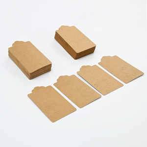 Étiquettes suspendues personnalisables en papier kraft doux au toucher pour lunettes et bijoux confortables, au toucher agréable - Product Image 4