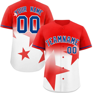 เสื้อเบสบอลแบบกำหนดเอง โพลีเอสเตอร์ 100% ชุดกีฬาสำหรับเด็กและผู้ใหญ่ แบบยูนิเซ็กซ์ พิมพ์ลายแบบซับลิเมชั่นเต็มตัว เสื้อทีมซอฟต์บอลพร้อมชื่อ - Product Image 4
