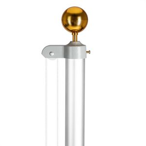 Kit Bandiera Americana da 25 Piedi con Asta, Stampa su Poliestere e Seta, Corda Sezionale per Decorazioni Esterne Stile Solenne - Product Image 2