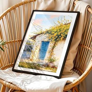 Cadre photo moderne vintage en bois massif fait main pour décoration murale et présentation en photomaton avec impression numérique couleur intégrale - Product Image 4