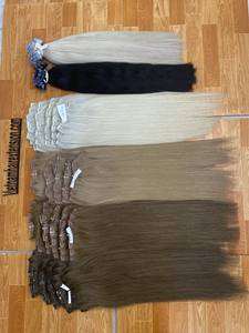 PRODUIT PHARE - EXTENSIONS DE CHEVEUX À CLIP - 100% CHEVEUX VIERGES - Product Image 1