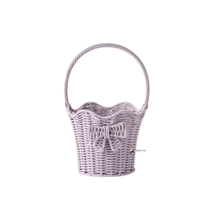Hot Selling Eco-Friendly Rabbit Shape Natural Rattan Multifunction Easter Decoration <b>Hamper</b> <b>Basket</b> for Children <b>Gift</b> - Product Image 3