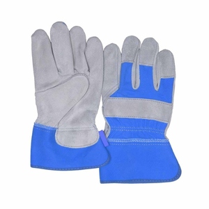Gants de travail en cuir de vachette de qualité supérieure, résistants à l'abrasion, pour travaux lourds, sécurité industrielle, gants de travail canadiens pour grimpeurs - Product Image 5