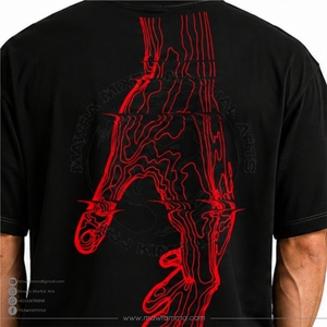Mawra Premium Men's <b>Black</b> Graphic T <b>Shirt</b> Custom Screen Print Cotton Streetwear Tee Fashion Casual Short Sleeve <b>Shirts</b> - Product Image 4