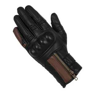 Guantes de Cuero con Pantalla Táctil, Forro de Piel Ecológica, Largura hasta la Muñeca, para Uso en las Cuatro Estaciones, para la Vida Diaria, con Detalles en Negro y Marrón, Transpirables - Product Image 1