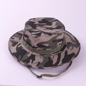 Chapeau Bob Camouflage à Bord Ajustable, Protection Solaire Extérieure pour Adultes, Unisexe, Printemps-Été, Usage Quotidien - Product Image 3