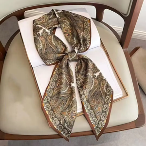 Luxury Women's Square Silk <b>Scarf</b> Animal Horse Print Thin Narrow Skin-Friendly Durable Fashion Four Seasons - Product Image 6