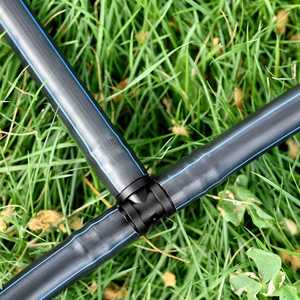 Raccord de tuyauterie à barbillons noir en PVC 16 mm pour irrigation goutte à goutte, pour ferme, serre, jardin, pelouse, maison, agriculture, arrosage - Product Image 5