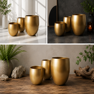 Grandes jardinières en métal pour plantes, supports de pots de fleurs en gros, grandes jardinières d'extérieur en acier inoxydable - Product Image 3