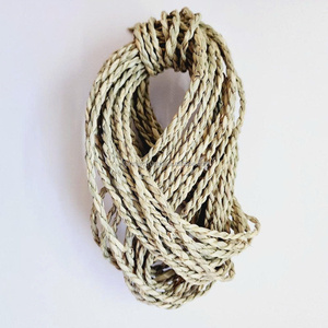 Corde en jonc de mer naturel VIFARMEX faite à la main, couleur naturelle, brins torsadés, pour artisanat DIY, décoration, matériaux de mobilier, rouleau de 100 m, étagère personnalisée - Product Image 6