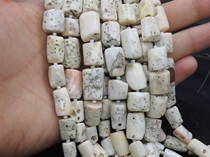Cuentas espaciadoras de coral marino blanco natural al por mayor, tubulares lisas, tira de 8 pulgadas para diseño de collares y pulseras, certificadas por terceros, Japón - Product Image 3
