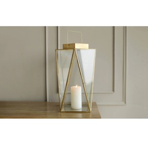 Rustic Simple Design Different Sizes Black <b>Lantern</b> Finest Quality Black Color Iron And Glass Indoor & Home Decoration <b>Lantern</b> - Product Image 6
