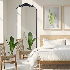 Miroir sur pied décoratif classique de qualité supérieure, idéal pour la chambre, le salon et l'entrée, fabriqué en Inde - Product Image 4