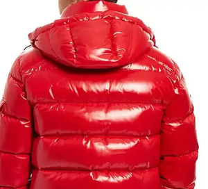 Chaquetas Rojas Acolchadas Brillantes de Invierno Casuales Personalizadas para Hombre, Chaquetas Acolchadas de Burbuja de Alta Calidad, Nuevo Estilo de Moda - Product Image 6