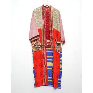 Nouvelle Robe Longue Bohème Sexy et Respirante à Col en V en Soie Imprimée Numérique avec Cordon de Serrage et Manches Longues pour Femme – Idéale Plage et Vacances d'Été - Product Image 4