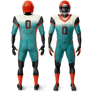 Fabricante de Uniformes Deportivos Personalizados OEM, Conjunto Acolchado Transpirable, Uniforme de Jugador de Equipo Vintage en Oferta, Conjunto de Fútbol Americano - Product Image 4