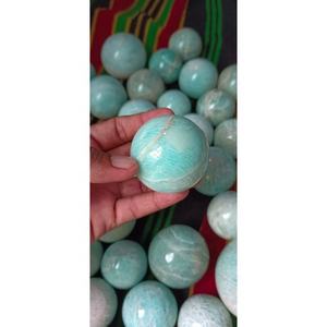 ลูกบอลคริสตัลอะเมซอนไนต์ขายดี รูปทรงหัวใจและหินบำบัด สำหรับตกแต่งบ้าน มีจำหน่ายในราคาขายส่ง - Product Image 6