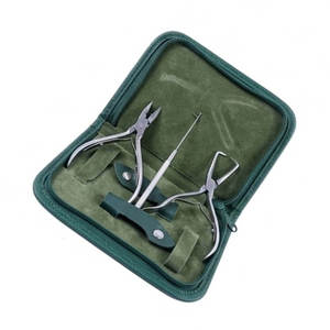 Hair Extension Pliers Kit Stainless Steel Crochet <b>Needle</b> Tools for Installation and Removal Green <b>Case</b> Best Professional - Product Image 5