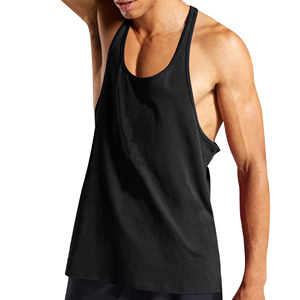 Débardeur athlétique pour homme en coton et élasthanne de qualité supérieure, séchage rapide, respirant, écologique, vêtements personnalisés OEM ODM - Product Image 1