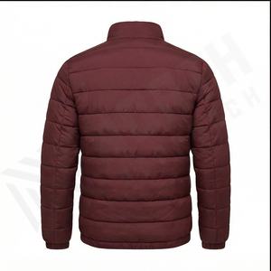 Chaqueta acolchada con cuello levantado, duradera, a prueba de viento, impermeable, de poliéster, logotipo personalizado, chaqueta de burbujas Unisex para hombre, chaqueta de invierno - Product Image 3