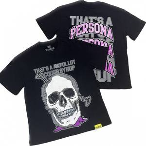 Camisetas Hip Hop para Hombre, Alta Calidad, 100% Algodón, Tejido Estampado con Marca de Agua, Ecológico, Transpirable, Cuello Redondo, Corte Regular - Product Image 1