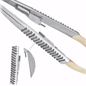 Porte-aiguilles Castroviejo pour implants dentaires, chirurgicaux et orthodontiques - Conception légère pour une prise en main sûre sans accrocs - Product Image 6