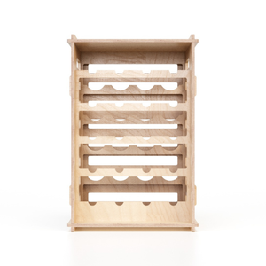 Casier à vin en bois debout libre de qualité supérieure 20 bouteilles de vin présentoir pour cave et magasin de détail - Product Image 2