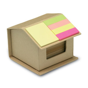 Note adesive in cartone riciclato comodo porta carte e Note - Product Image 1