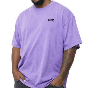 Camisetas Vintage Wash Streetwear para Hombre, Camiseta Oversize de Algodón Teñida, Logotipo Minimalista, Suministro de Marca Privada, Camiseta Oversize para Hombre - Product Image 5