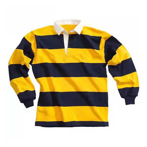 Maillots de rugby personnalisés à manches longues respirants et décontractés pour adultes, uniformes d'équipe de rugby personnalisés - Product Image 1