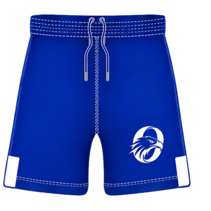 Pantalones Cortos de Rugby Azul Rey y Blanco con Cintura Elástica y Cordón Ajustable para Entrenamiento Deportivo, Partidos y Equipos Deportivos, Ropa Deportiva Ligera de Rugby - Product Image 1