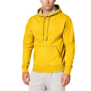 Premium <b>Grey</b> <b>Men's</b> Pullover Hoodie Plain <b>Fleece</b> Sweatshirt Drawstring Hood Kangaroo Pocket Long Sleeve Casual Streetwear Winter - Product Image 5